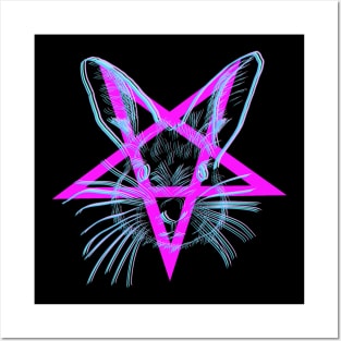 Pentagram Rabbit Posters and Art